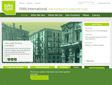 Tablet Screenshot of fian.org